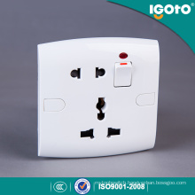 British Mf Socket, 5 Pin Wall Socket with Neon